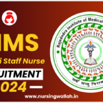 RIMS Ranchi Staff Nurse Recruitment 2024