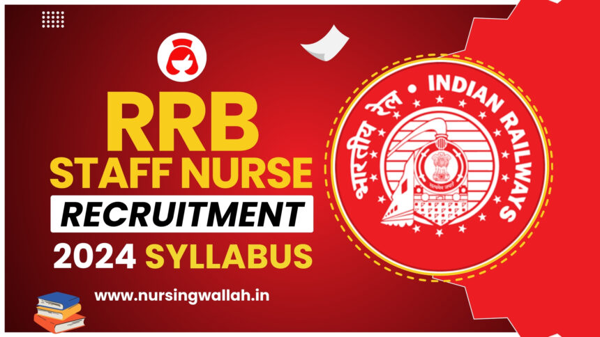 RRB Staff Nurse Syllabus and Exam Pattern 2024 PDF, Download Subject Wise Syllabus