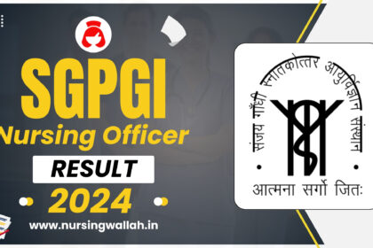 SGPGI Nursing Officer Result 2024